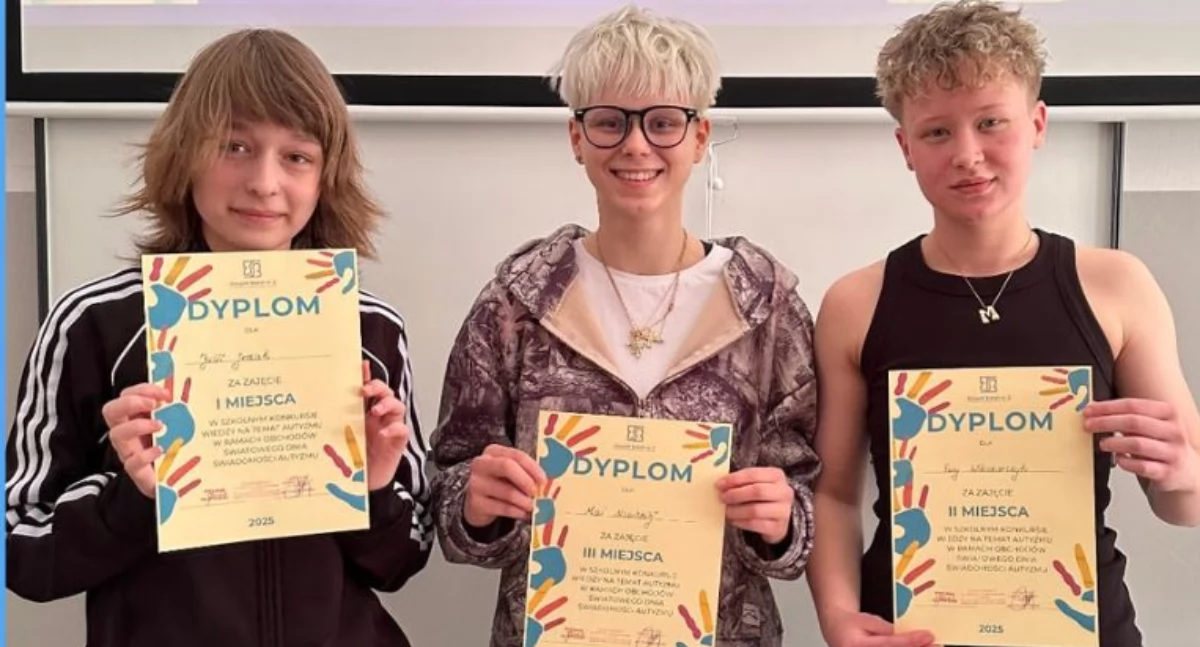 Julia Jerzak wygrywa konkurs wiedzy o autyzmie w Łukowie! Zobacz pełne wyniki