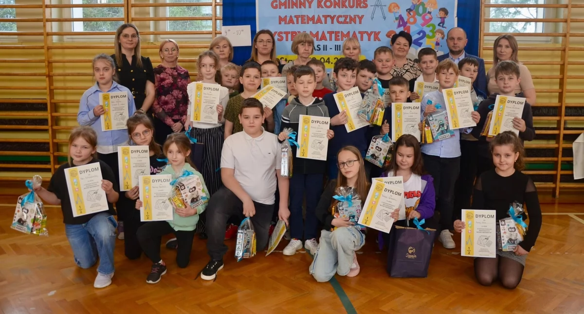 Oni nie boją się równań! Młodzi matematycy z gminy Stanin podbili konkurs 