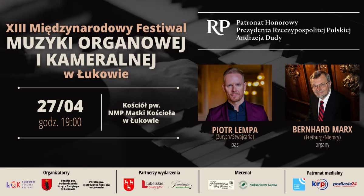 Światowej sławy artyści w Łukowie! Niezwykły koncert już 27 kwietnia – nie możesz tego przegapić!