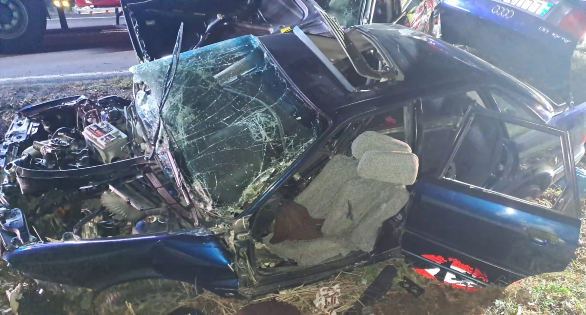Śmierć na drodze. 63-latka zginęła pod Dmininem po zderzeniu dwóch Audi