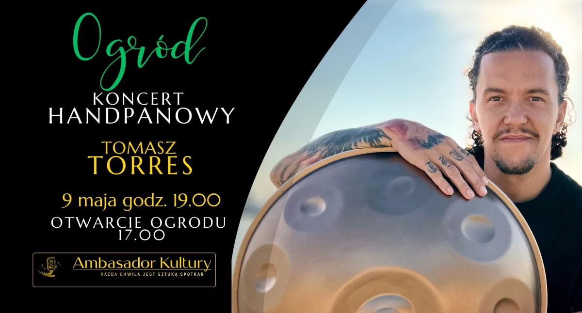 Tomasz Torres zagra w Łukowie! „Ambasador Kultury” otwiera sezon koncertowy w Ogrodzie