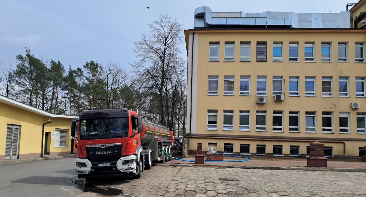 Strażacy z Łukowa zakończyli misję w Otwocku! Przez dwa tygodnie dostarczali wodę po gigantycznej awarii