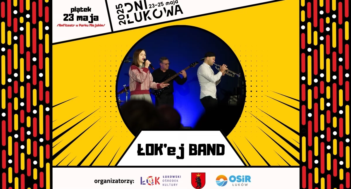Gorący piątek z jazzem i hitami! ŁOKej Band rozgrzeje scenę Dni Łukowa 2025