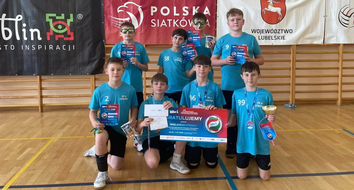SP nr 4 w Łukowie mistrzem województwa lubelskiego! Awans do finałów Kinder Joy of Moving 2025