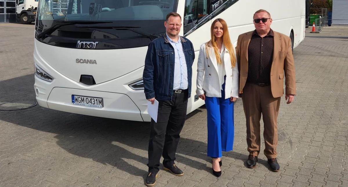 Nowy autobus Scania Irizar i6 w PKS Łuków! Zobacz nowy nabytek przewoźnika