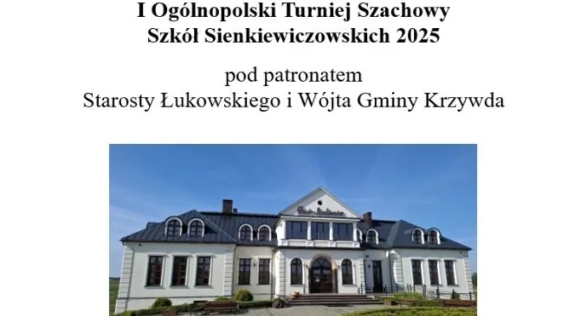 Ogólnopolski Turniej Szachowy w Okrzei! Uczniowie szkół sienkiewiczowskich zmierzą się przy szachownicach