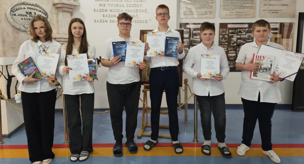 Sukces uczniów z Łukowa w ogólnopolskim konkursie Olimpus – aż siedmioro laureatów z SP nr 3