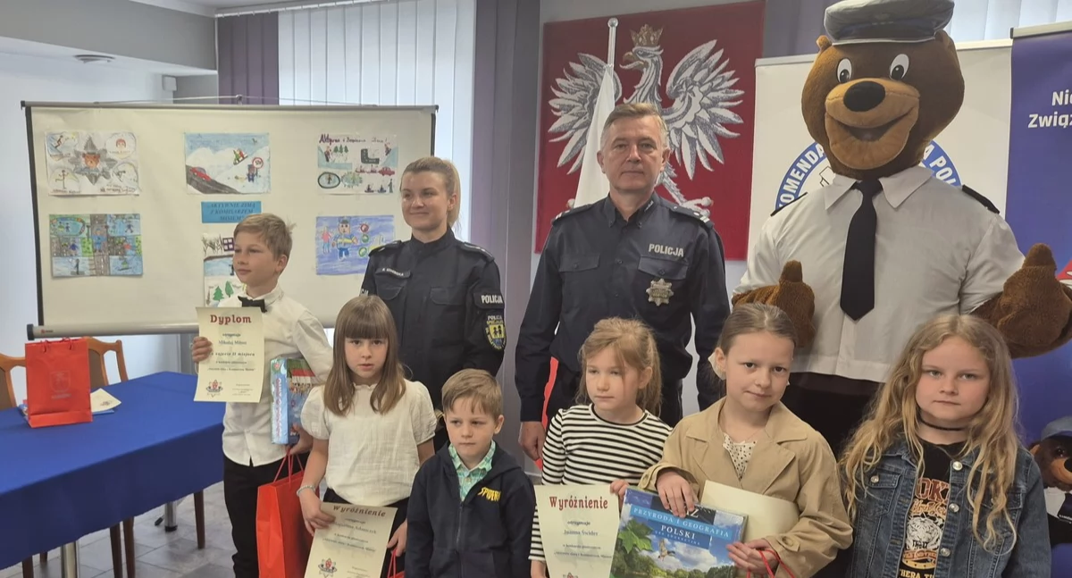 Komisarz Miś w akcji: niemal 100 prac i tylko 6 zwycięzców w łukowskim konkursie plastycznym