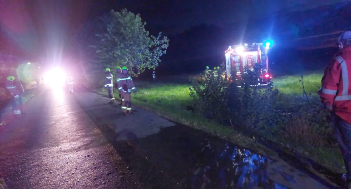 Poważny wypadek na trasie Ciechomin – Stoczek Łukowski. Wezwano śmigłowiec LPR