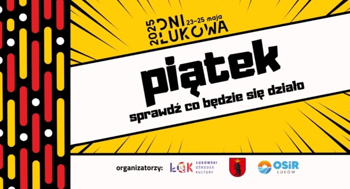Piątek w rytmie Łukowa – koncerty, taniec i blask świateł w parku