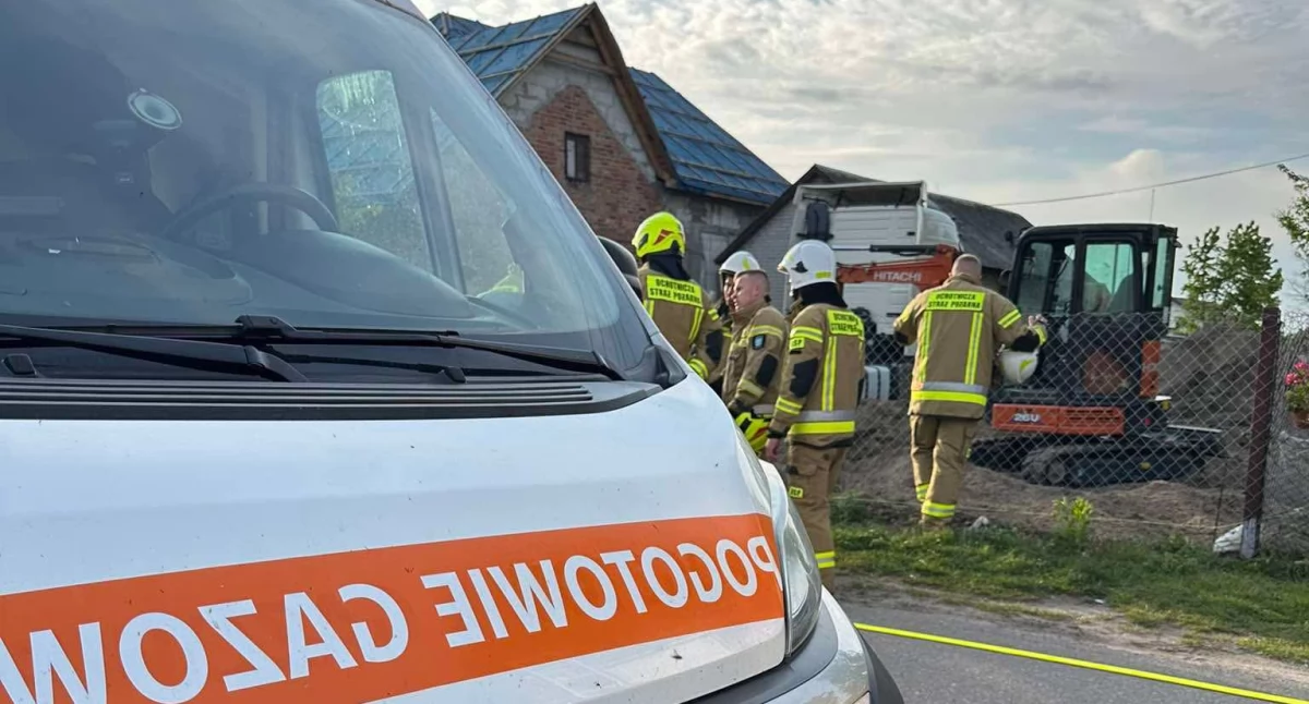 Rozszczelnienie instalacji gazowej w Krzywdzie