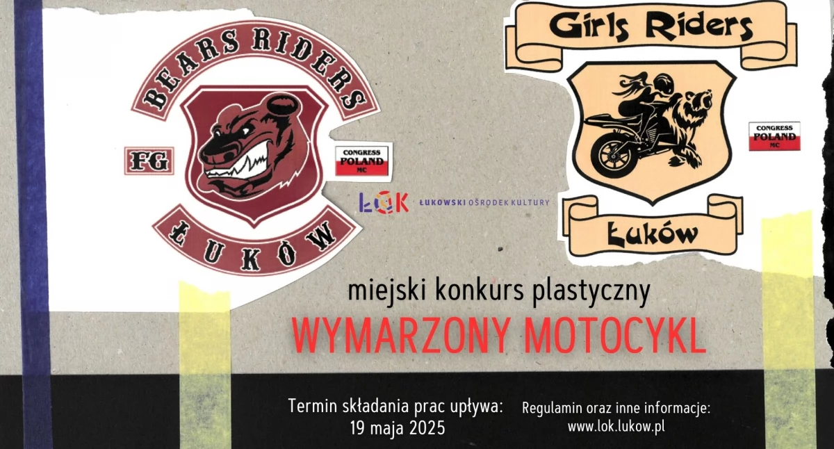 Dzieci z Łukowa pokażą swoją wyobraźnię – rusza konkurs z motocyklowym motywem
