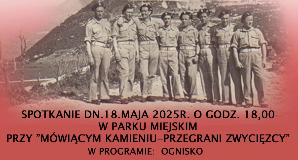 81. rocznica Bitwy o Monte Cassino. Zapraszamy na wydarzenie w Parku Miejskim w Łukowie