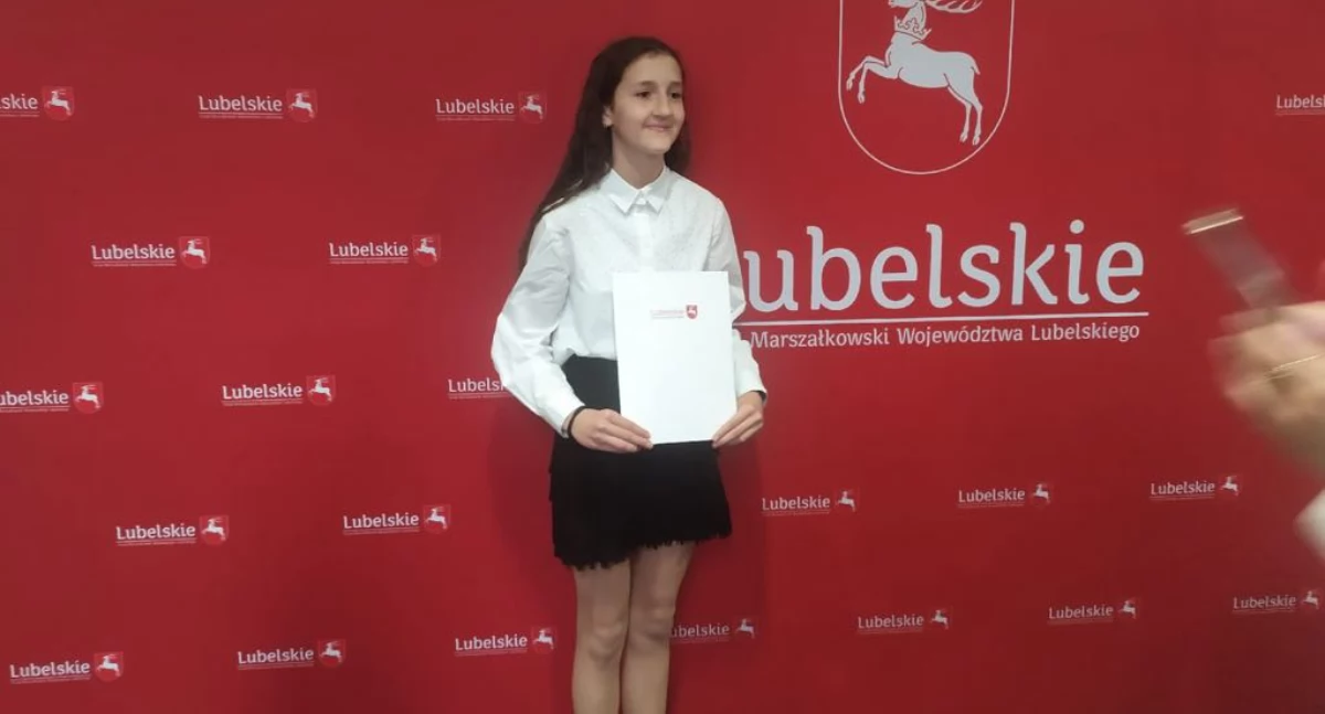 Uczennica z Serokomli w gronie najlepszych! Aleksandra Lipka ze stypendium Marszałka Województwa
