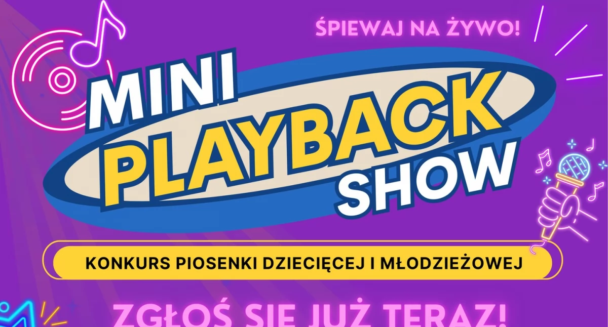 Mini Playback Show wraca do Domu Kultury w Woli Gułowskiej!