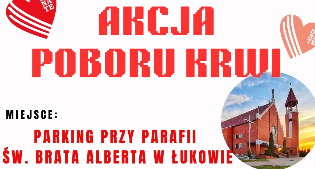 Mobilny punkt poboru krwi ponownie w Łukowie. Gdzie i kiedy oddać krew?