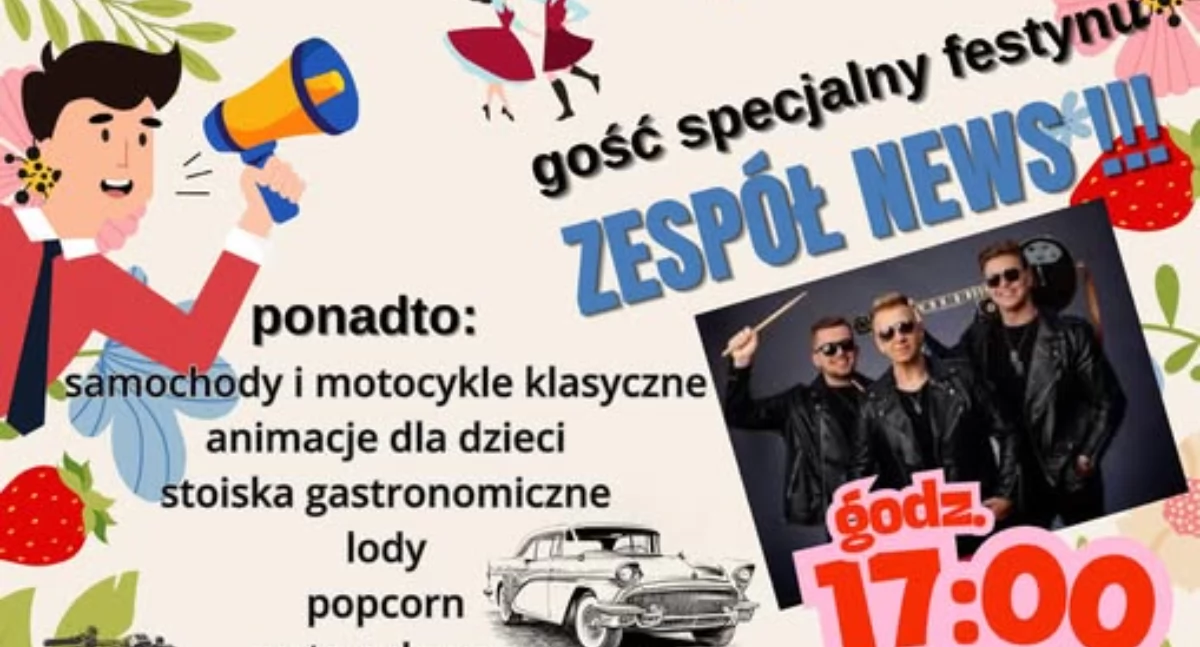 Zespół NEWS wystąpi w Serokomli! Rodzinny festyn z atrakcjami już 25 maja