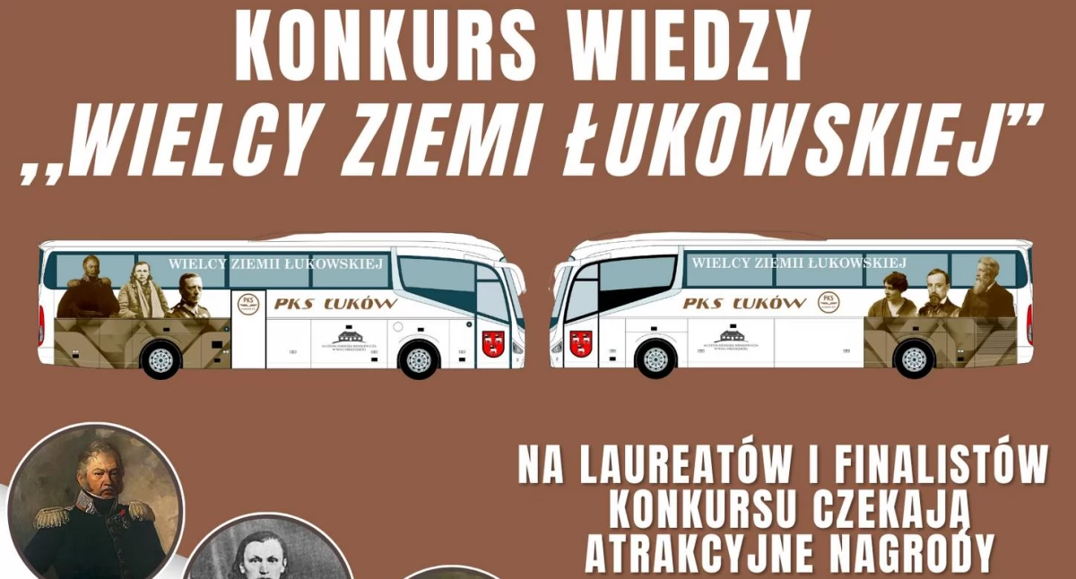 Sprawdź, ile wiesz o wielkich postaciach Ziemi Łukowskiej. Zapraszamy na konkurs wiedzy historycznej