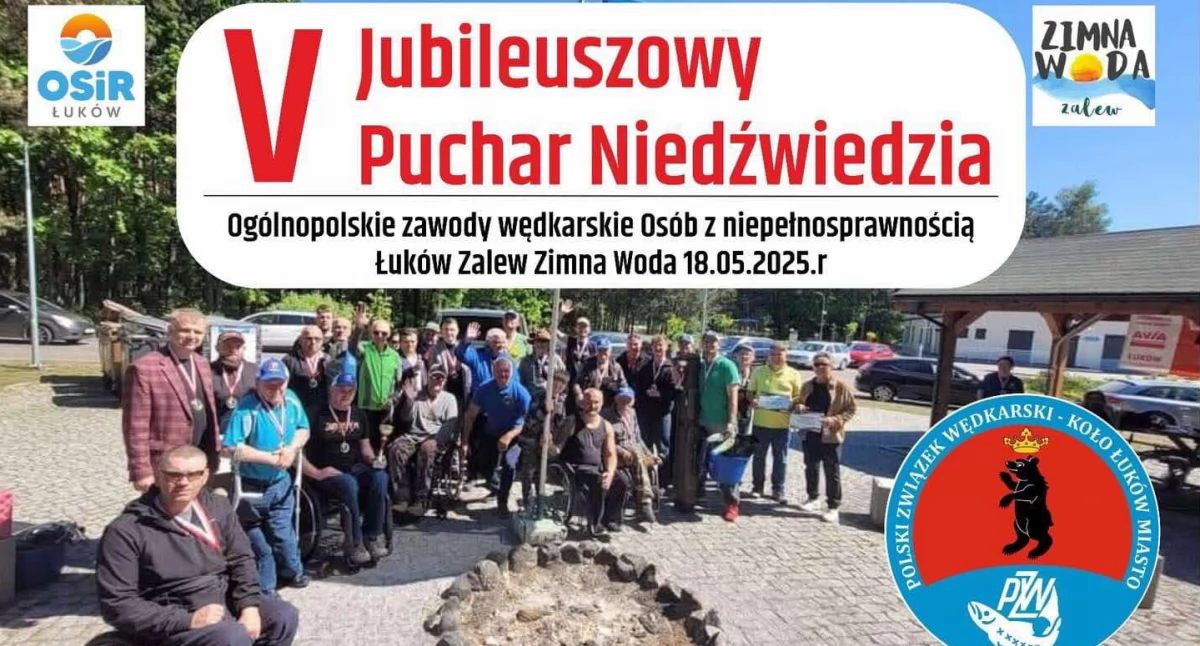 Jubileuszowy Puchar Niedźwiedzia nad Zalewem Zimna Woda. Wędkarskie zawody integracyjne już 18 maja