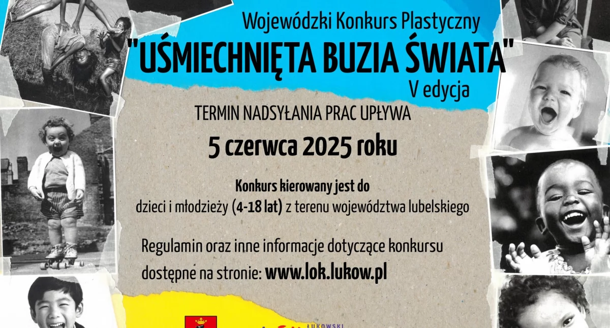 Łukowskie dzieci mają szansę zabłysnąć talentem – trwa nabór do V edycji konkursu „Uśmiechnięta Buzia Świata”!