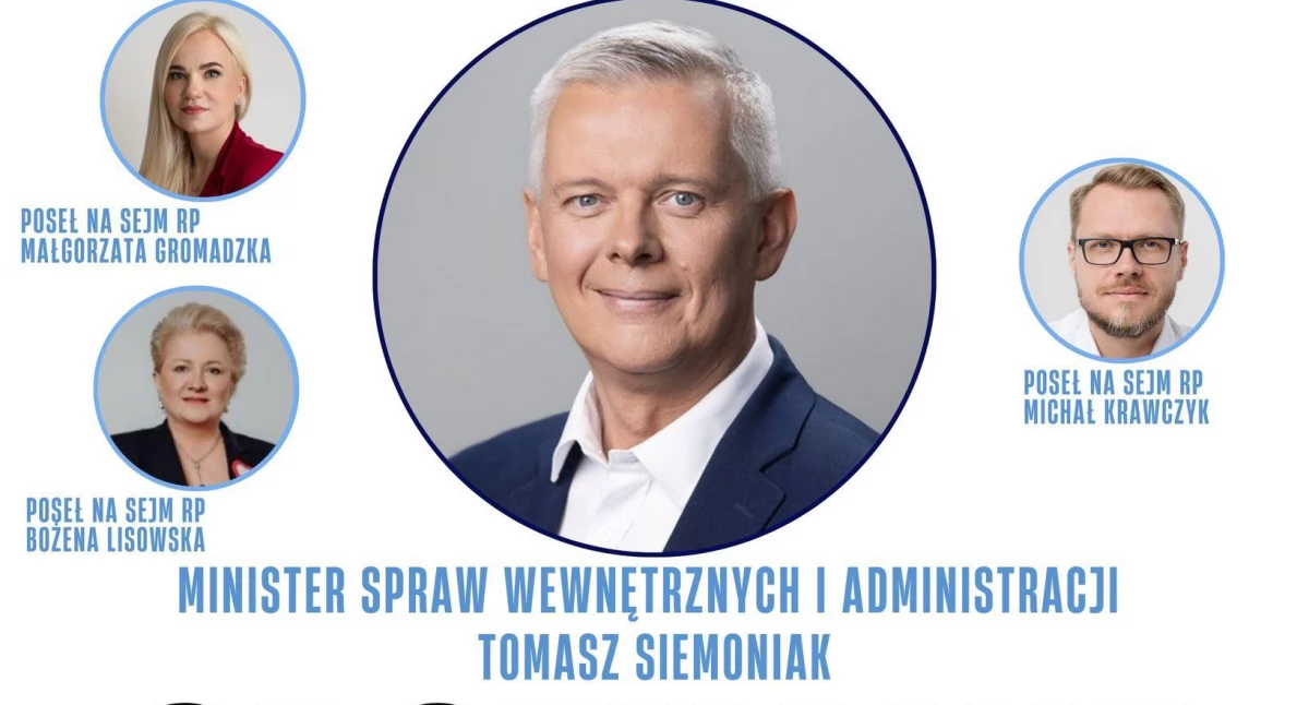 Tomasz Siemoniak w Łukowie. Co przyniesie wizyta Ministra Spraw Wewnętrznych i Administracji?