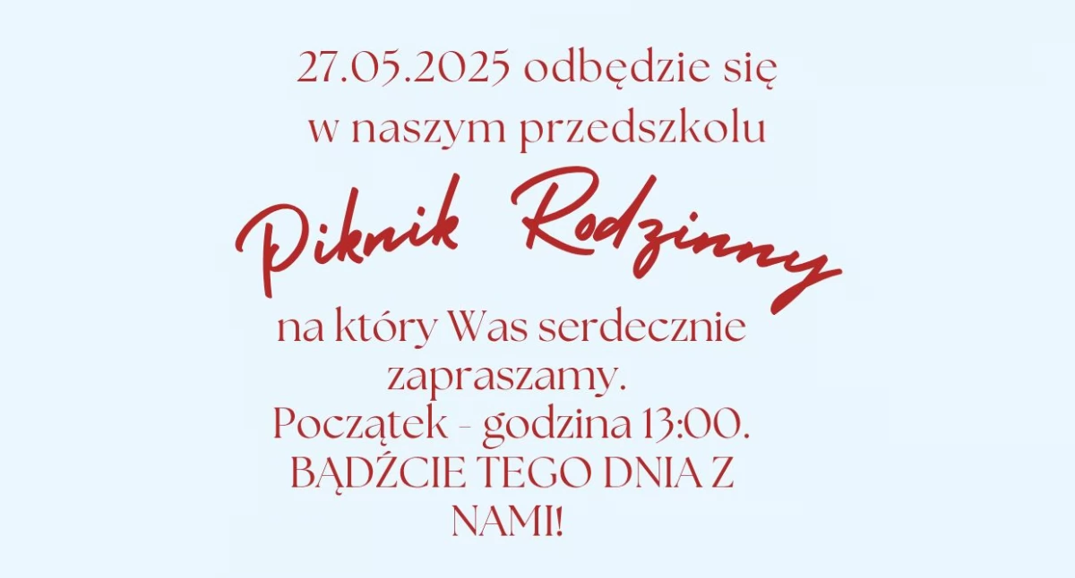 Rodzinny Piknik w Łukowie już 27 maja – zaprasza Przedszkole Miejskie Nr 7