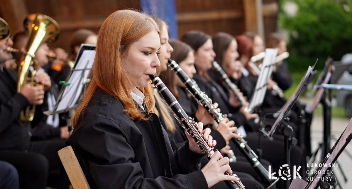 Orkiestra Dęta znów na scenie! Towarzystwo Muzyczne im. Antoniego Próchniewicza wystąpiło podczas Dni Łukowa [DUŻO ZDJĘĆ]