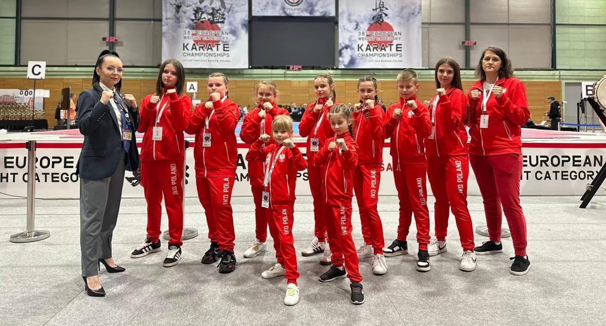 Srebrny medal i miejsca w top 5 dla zawodników z Stanina! Ikigai Klub Sztuk Walki z sukcesami na Mistrzostwach Europy Karate