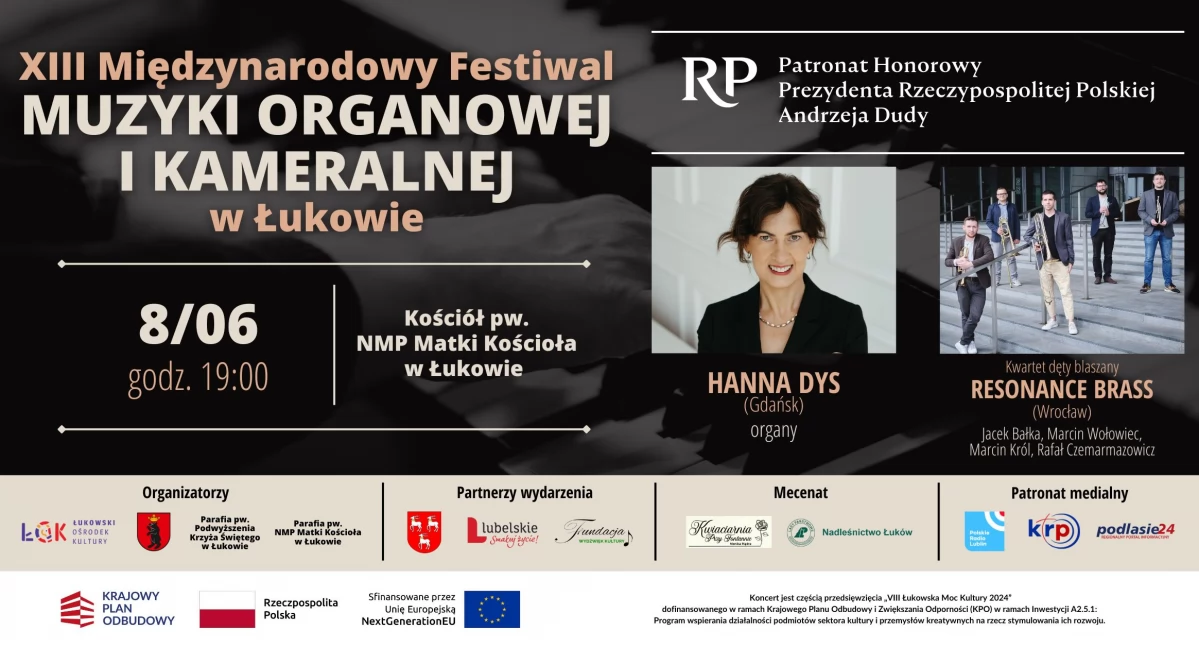  Niezwykły koncert organowy w Łukowie – wystąpią gwiazdy z Gdańska i Wrocławia