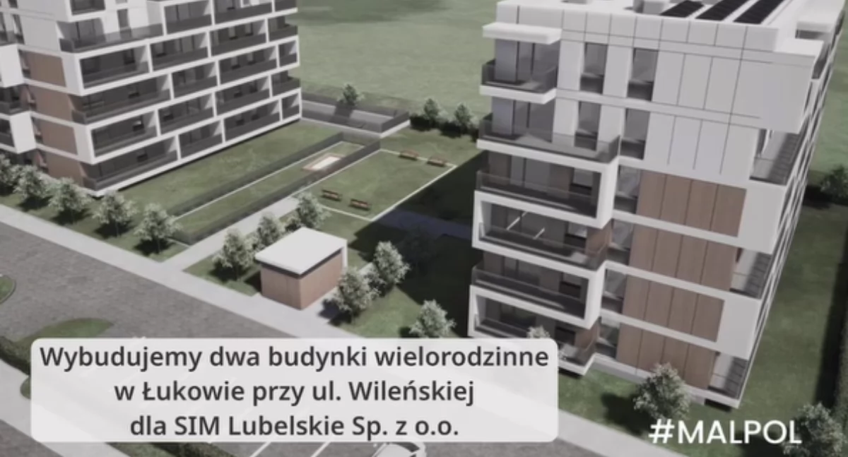 Nowe mieszkania w Łukowie coraz bliżej. Wiemy, kto zbuduje osiedle przy Wileńskiej