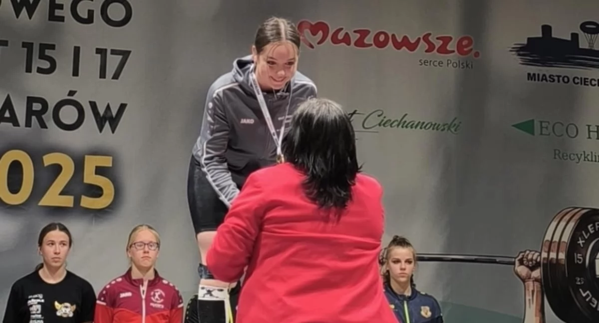 MISTRZYNI POLSKI! Julia Ognik ze złotem dla Olimpijczyka Łuków! 156 kilogramów w dwuboju