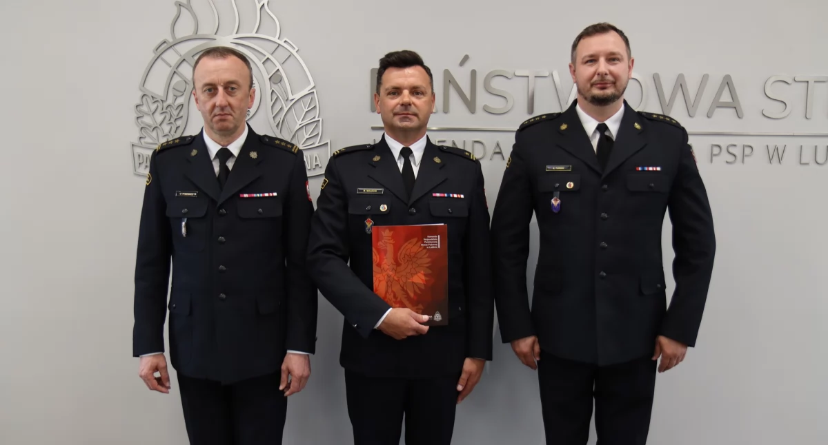 Mariusz Małecki nowym zastępcą komendanta PSP w Łukowie