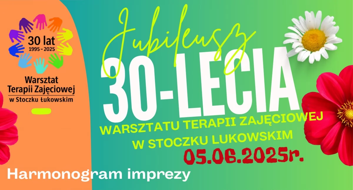 30 lat minęło! Jubileusz Warsztatu Terapii Zajęciowej w Stoczku Łukowskim już 5 czerwca