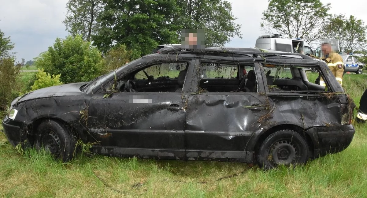 Śmiertelny wypadek w czasie ulewy. Nie żyje 45-letnia nauczycielka z powiatu bialskiego