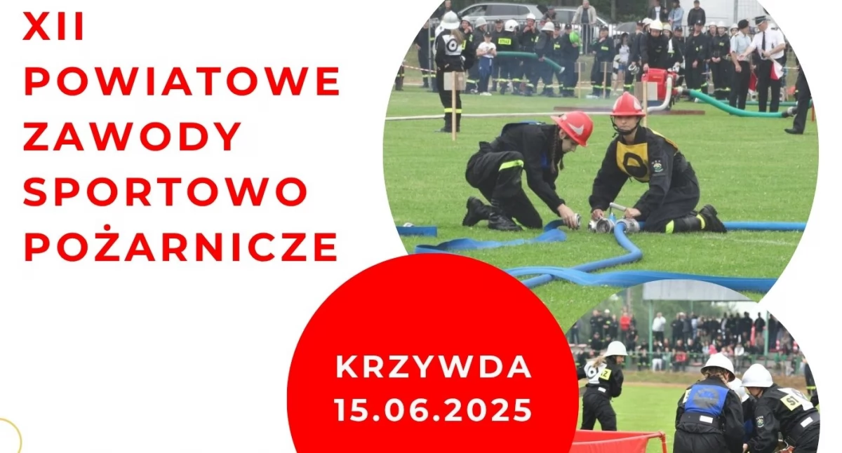 Strażacy z całego powiatu zmierzą się w Krzywdzie. Szykują się emocjonujące zawody sportowo-pożarnicze