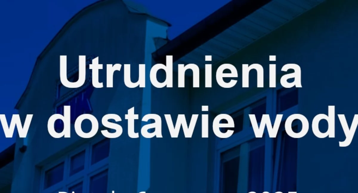 Awaria wodociągu w Łukowie. Przerwa w dostawie wody na ul. Glinki