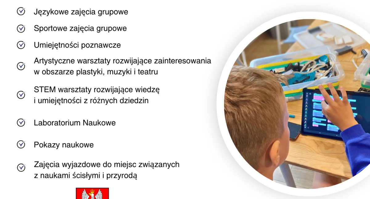 Darmowe zajęcia dla uczniów z Gminy Stoczek Łukowski. Ponad 100 dzieci skorzysta z warsztatów