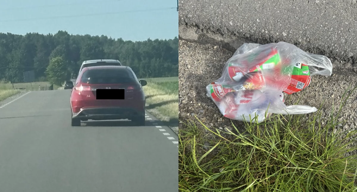 Wyrzuciła śmieci, a potem zaczęła uciekać. Pościg jak z filmu na drogach Okrzei