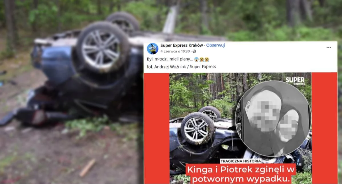 Tragedia na drodze pod Stoczkiem Łukowskim. Pożegnano parę, która uderzyła w łosia