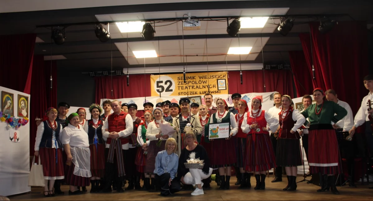 Teatr wiejski wraca z siłą! Sejmik Teatralny znów rozgrzał Stoczek Łukowski