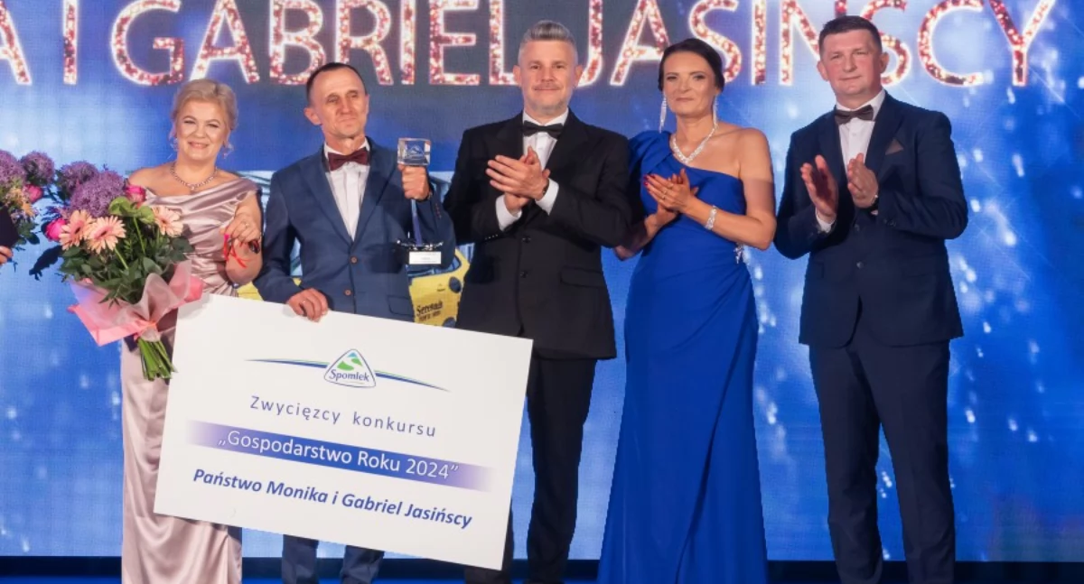 Monika i Gabriel Jasińscy z gminy Trzebieszów z tytułem najlepszego gospodarstwa w Polsce!