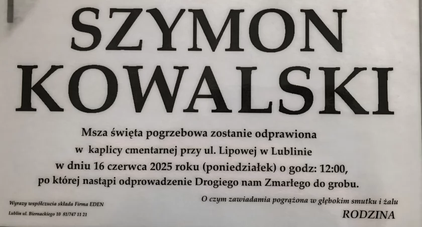 Szymon Kowalski nie żyje. Zmarł wieloletni nauczyciel Technikum w Radoryżu Smolanym