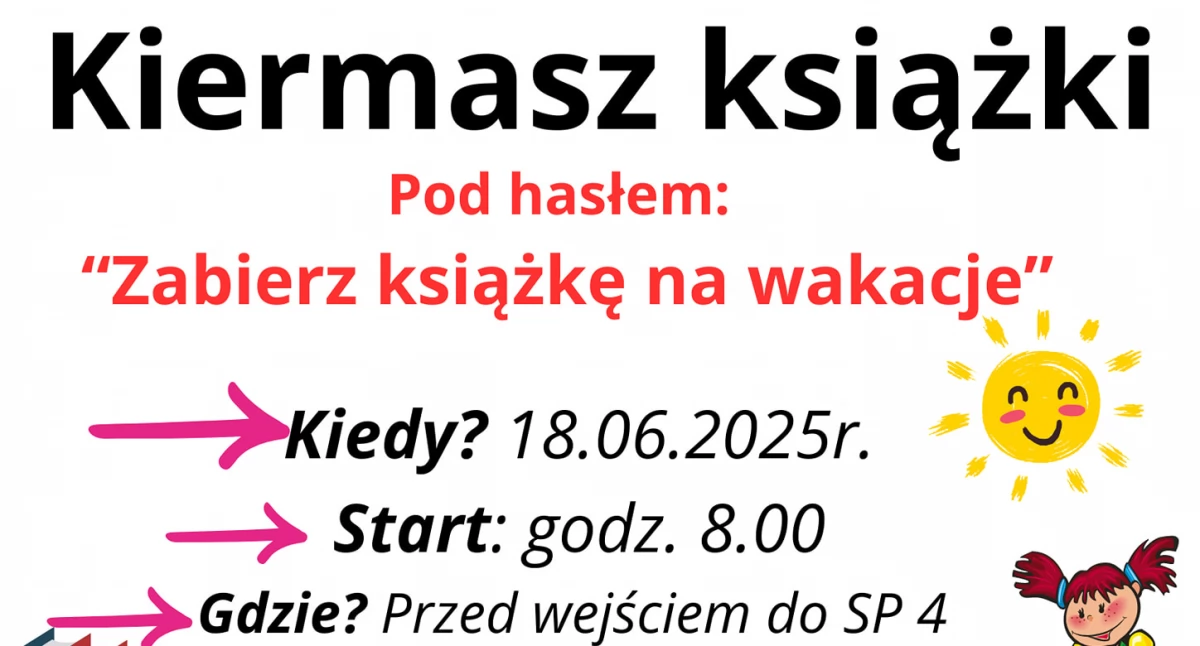 Tanie książki na lato! Kiermasz przy SP 4 w Łukowie już 18 czerwca