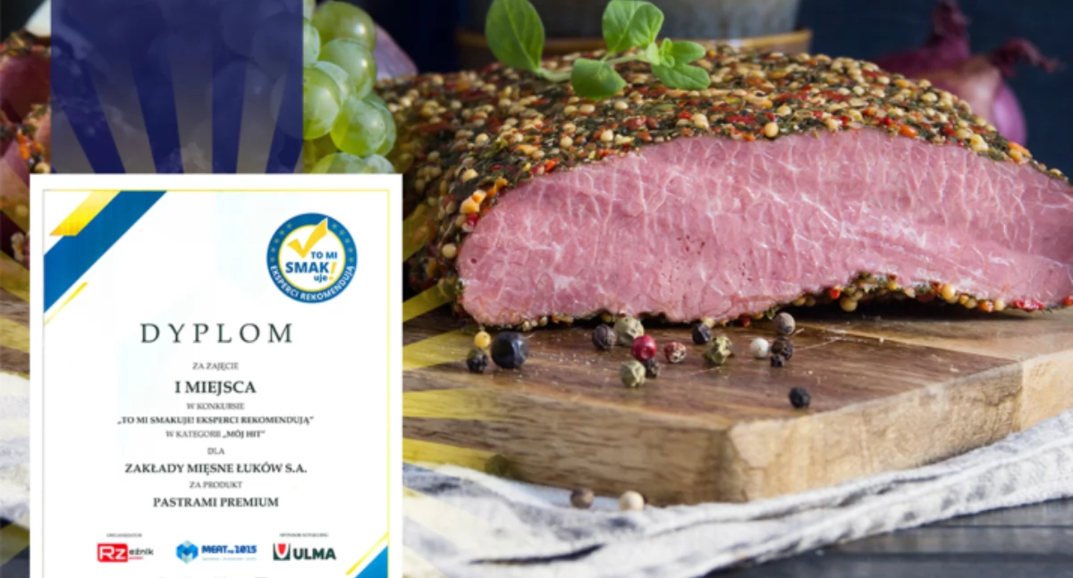 Pastrami Premium z Łukowa z prestiżową nagrodą! Eksperci z branży mięsnej jednogłośnie zachwyceni