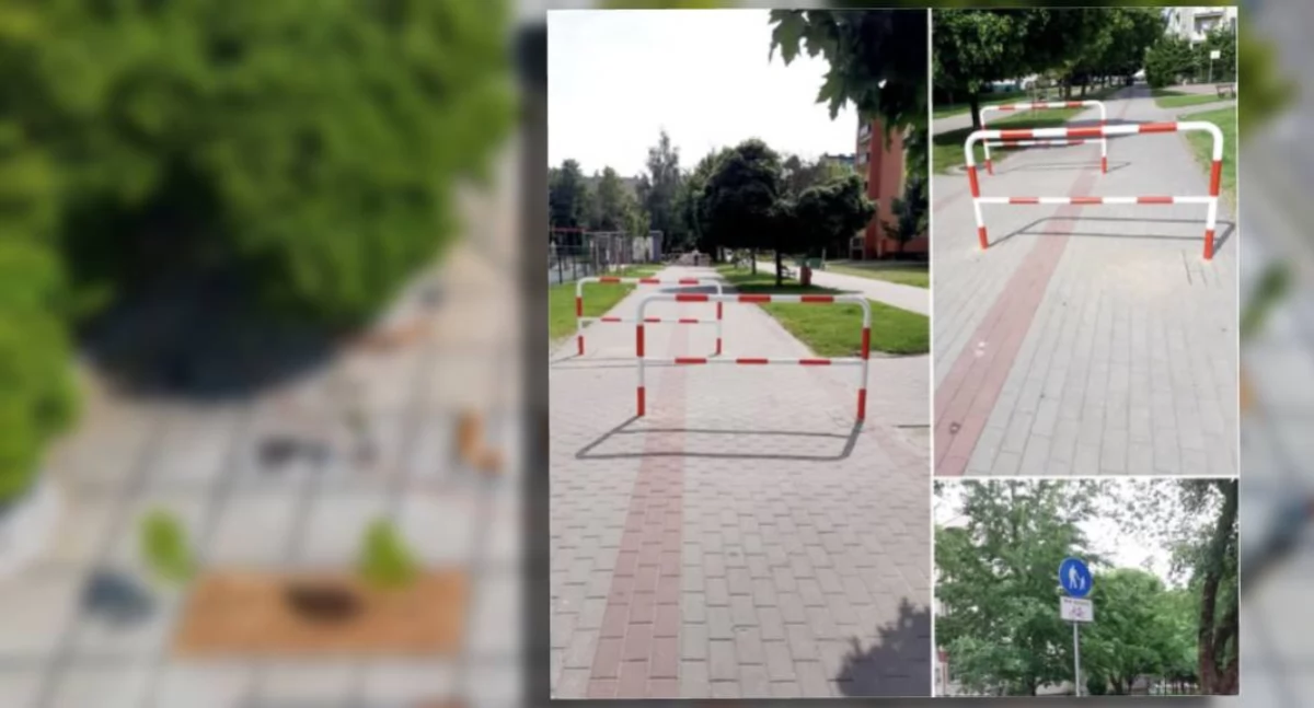 Barierki na osiedlu Klimeckiego pod lupą mieszkańców. „Zamiast chronić – przeszkadzają?”