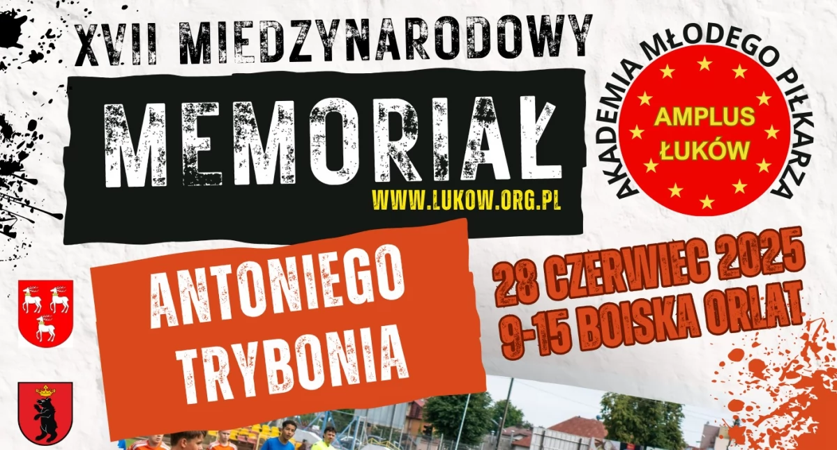 Odliczanie do gwizdka! Łuków szykuje się na piłkarską fiestę podczas Memoriału Trybonia.