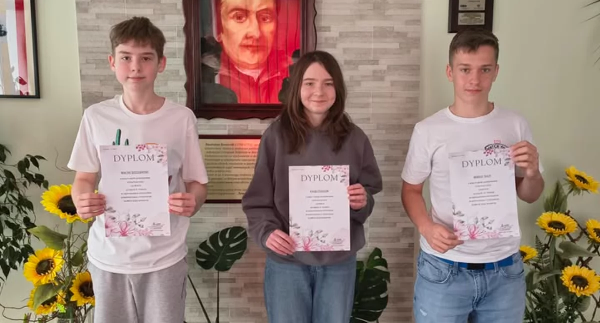 Kolejny sukces uczniów z Łukowa! Trójka z „Dwójki” znów wśród najlepszych w Polsce