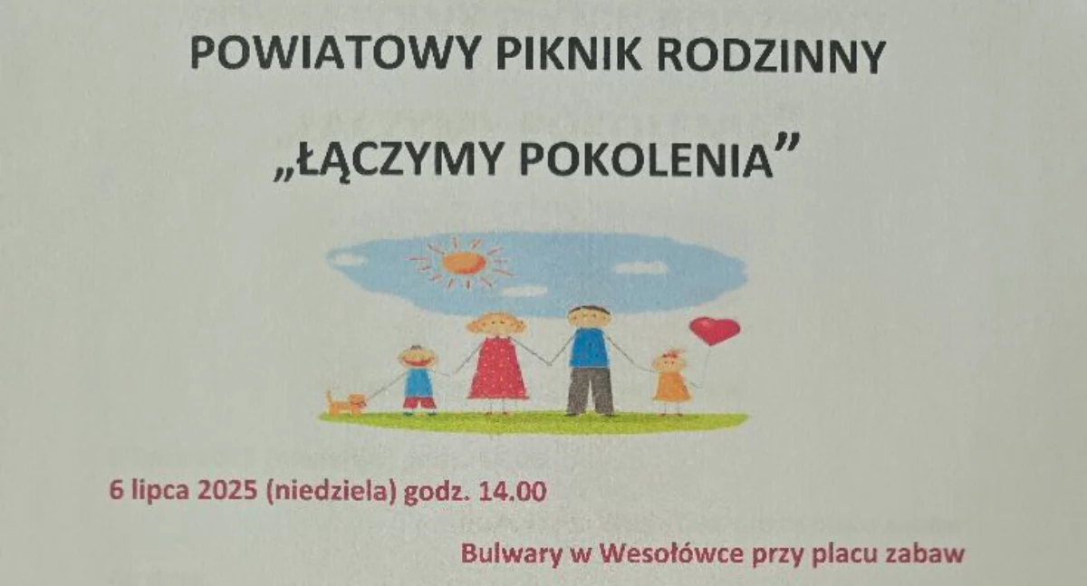 Powiatowy Piknik Rodzinny w Wesołówce. Będą dmuchańce, nagrody i taneczna zabawa!