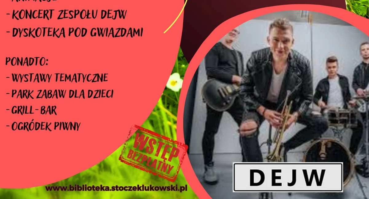 Letnie atrakcje w Starych Kobiałkach. Koncert zespołu Dejw i gala stypendialna już 29 czerwca!