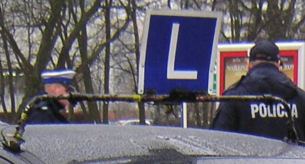 Niezwykły pech podczas egzaminu na prawo jazdy. Zderzenie z udziałem „elki” na obwodnicy Łukowa (NASZ NEWS)